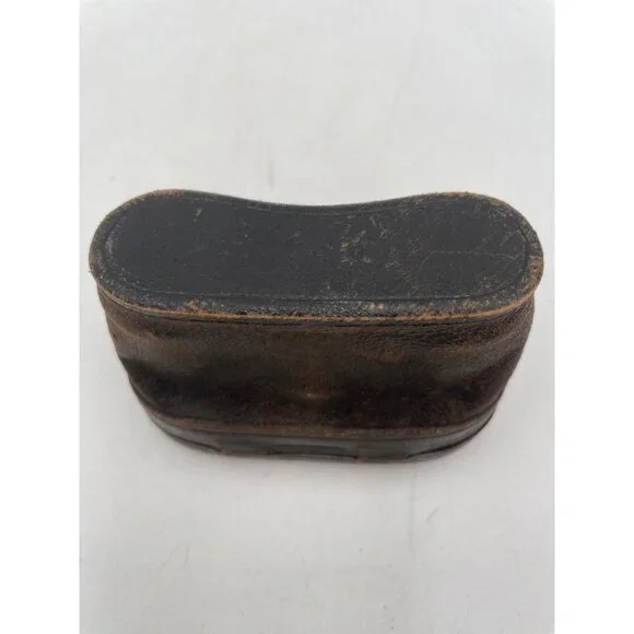 Antique Chevalier Opticien Paris Opera Glasses Case & Red Satin Interior - Picture 11 of 14